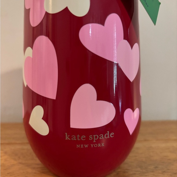 Kate Spade Celebration Hearts Stainless Steel Tumbler NWT - Picture 2 of 9